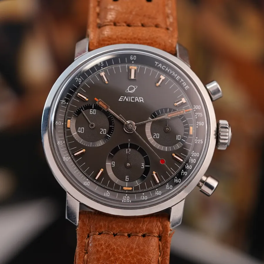 Enicar Chronograph 2303 - eleganter Vintage-Chronograph aus den 1970er Jahren