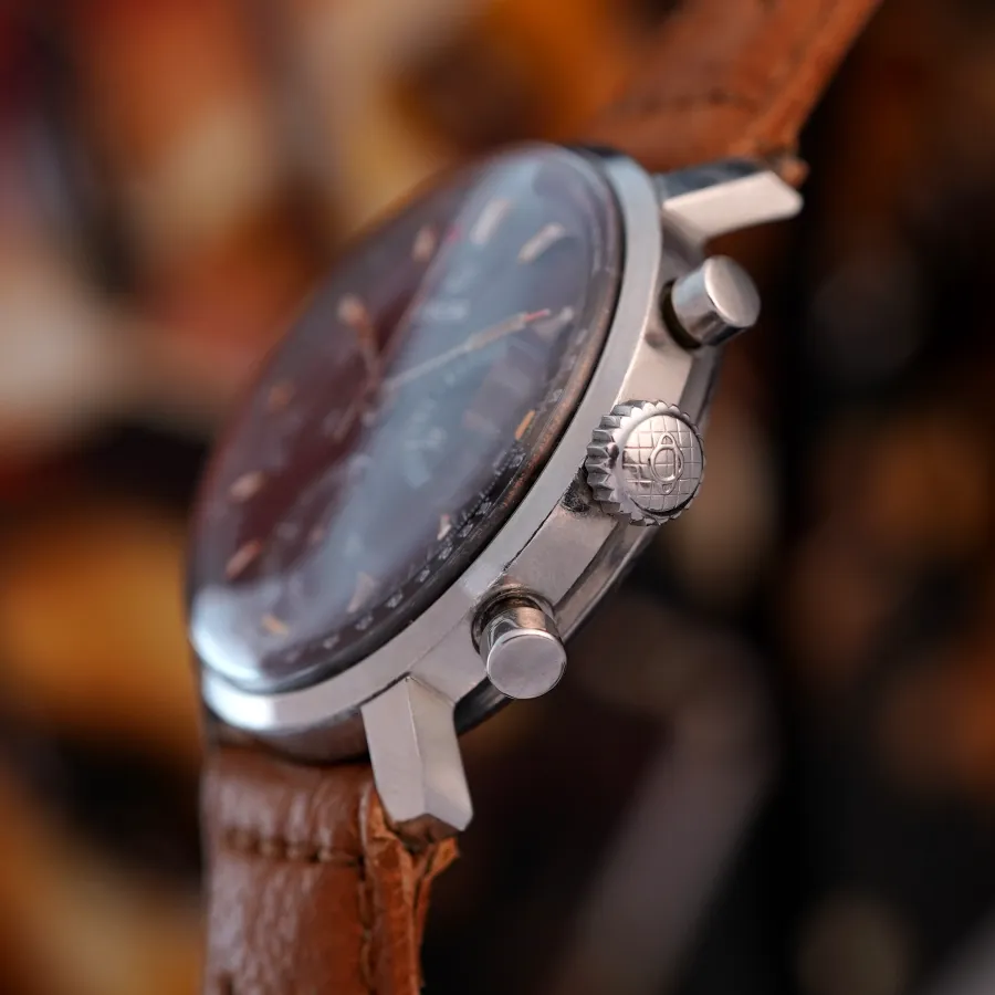 Enicar Chronograph 2303 - originale Enicar-Krone