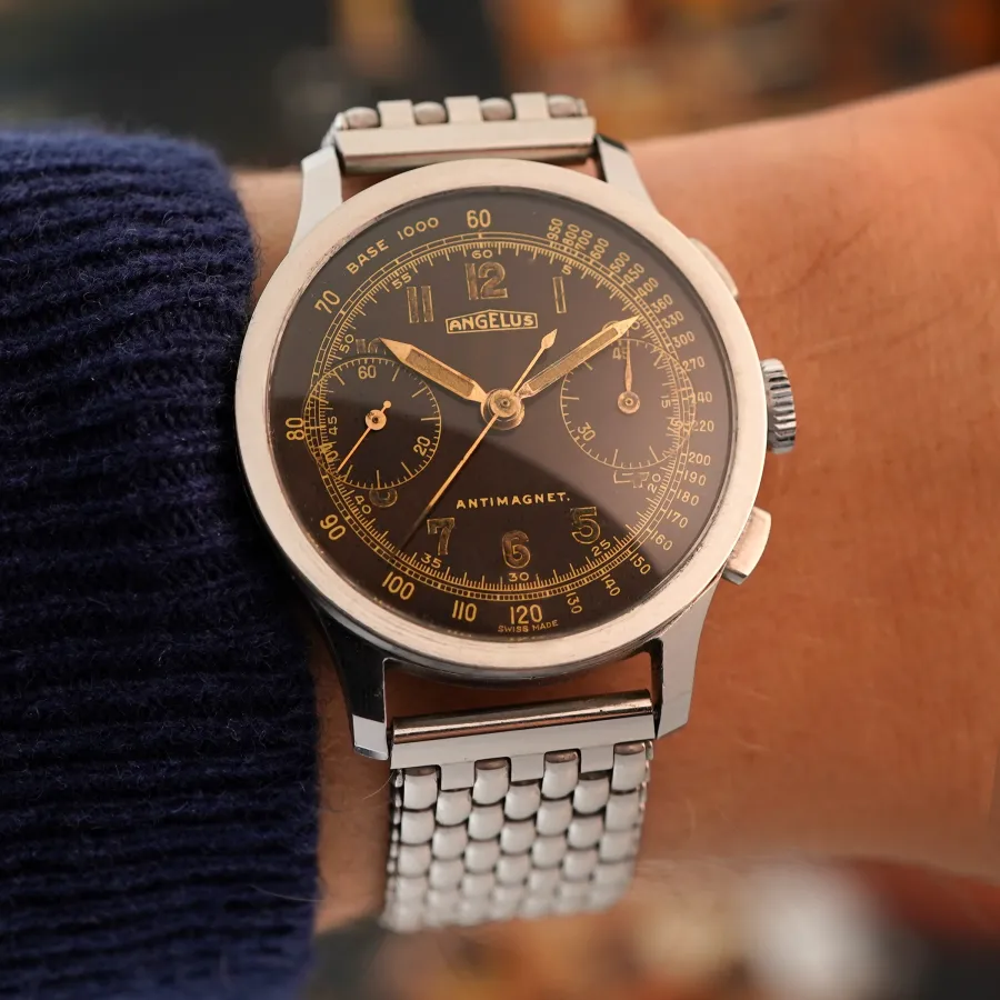 Angelus Flieger-Chronograph Tropical Dial