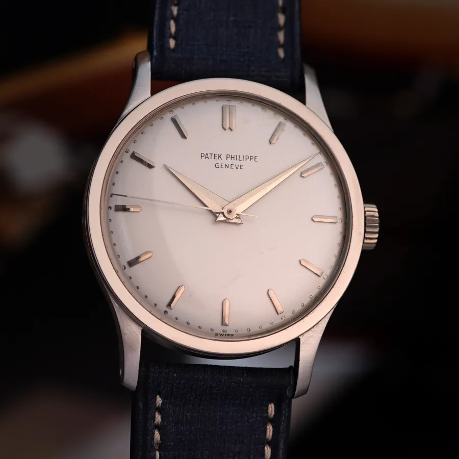 Patek Philippe Calatrava 570 Wei&szlig;gold - elegante Calatrava aus den 1960er Jahren