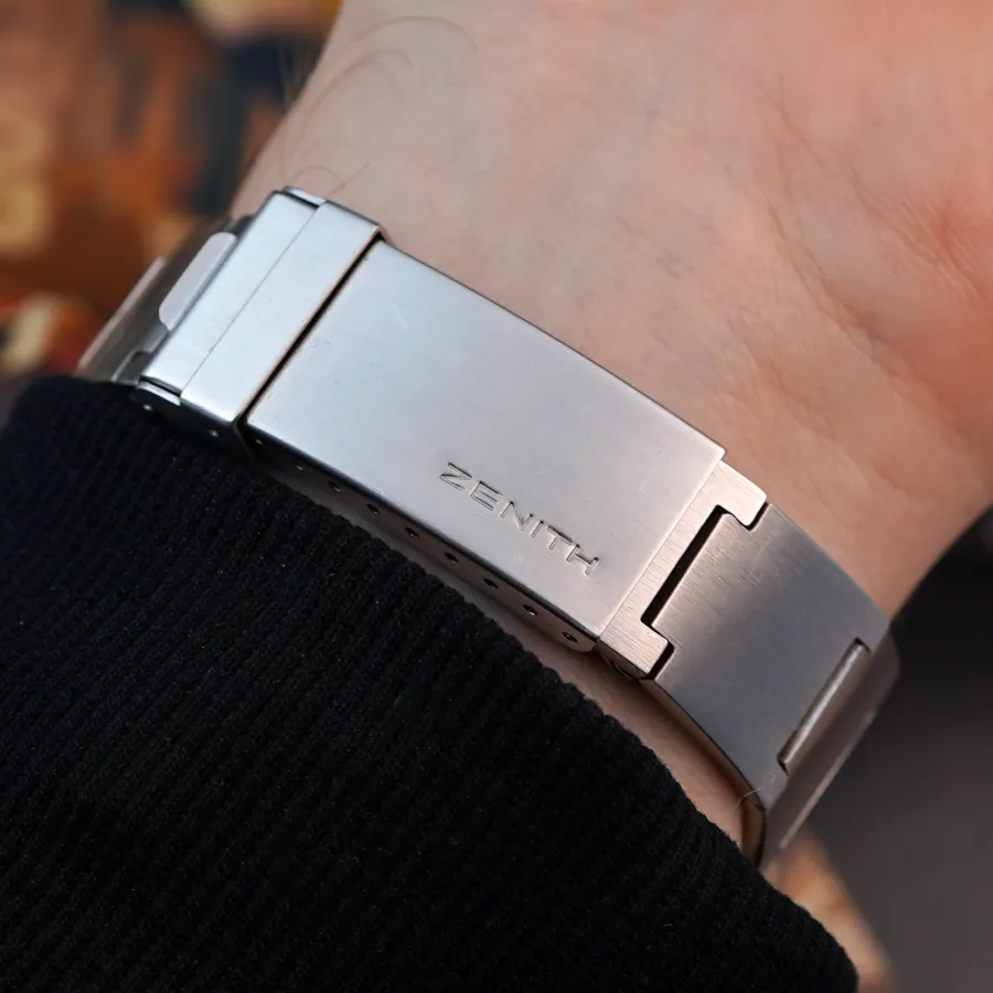 Zenith El Primero A782 Defy Turqoise - Zenith Faltschließe mit Fliplock