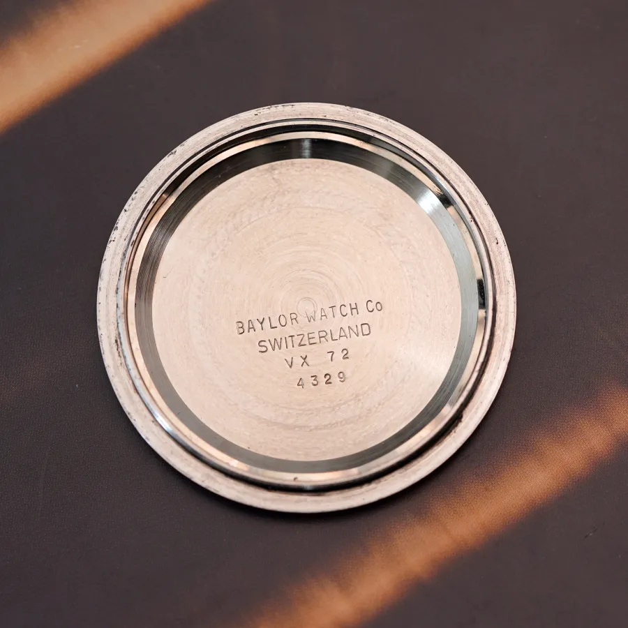 Baylor Chronograph 4329 - reference number 4329 inside the back