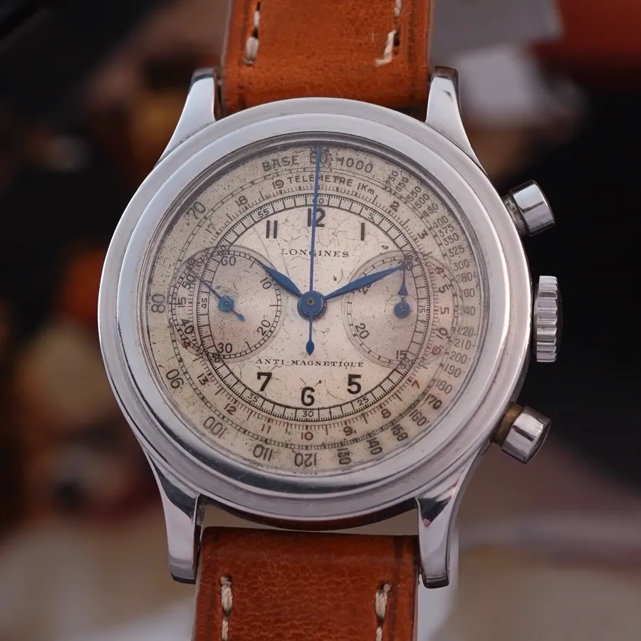 Longines Chronograph 4974 Cal. 13ZN - rare Longines flyback chronograph from the 1940s