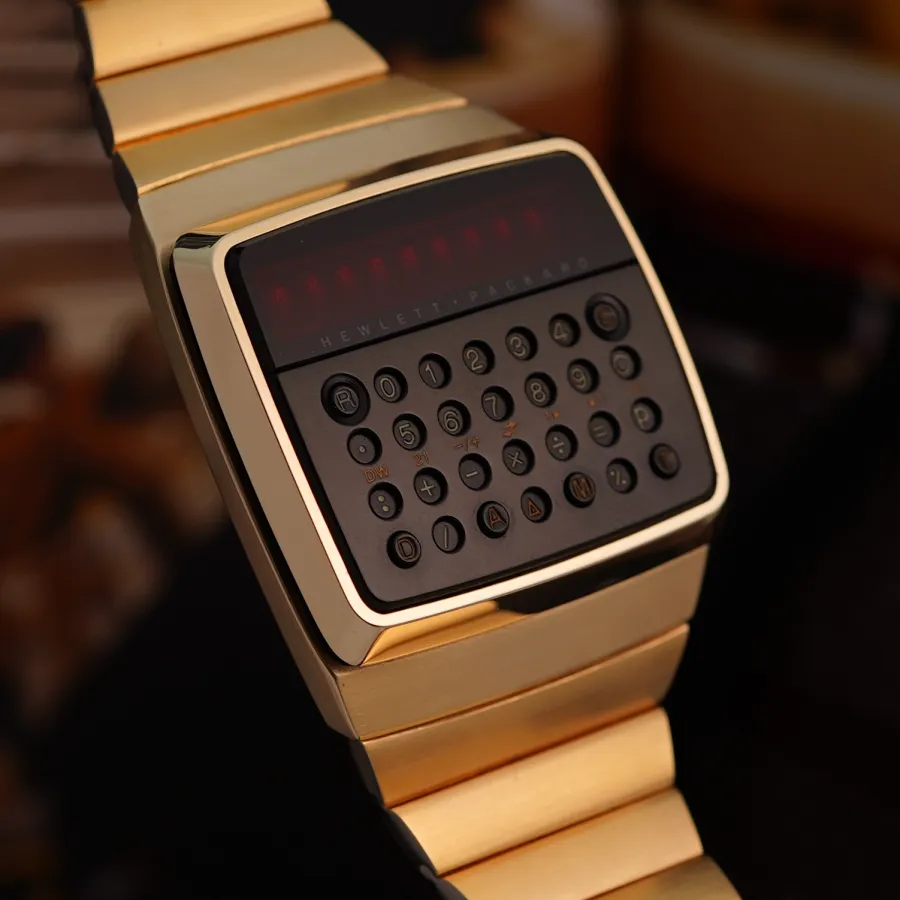 Hewlett-Packard HP-01 - Full Set NOS - gold plated case