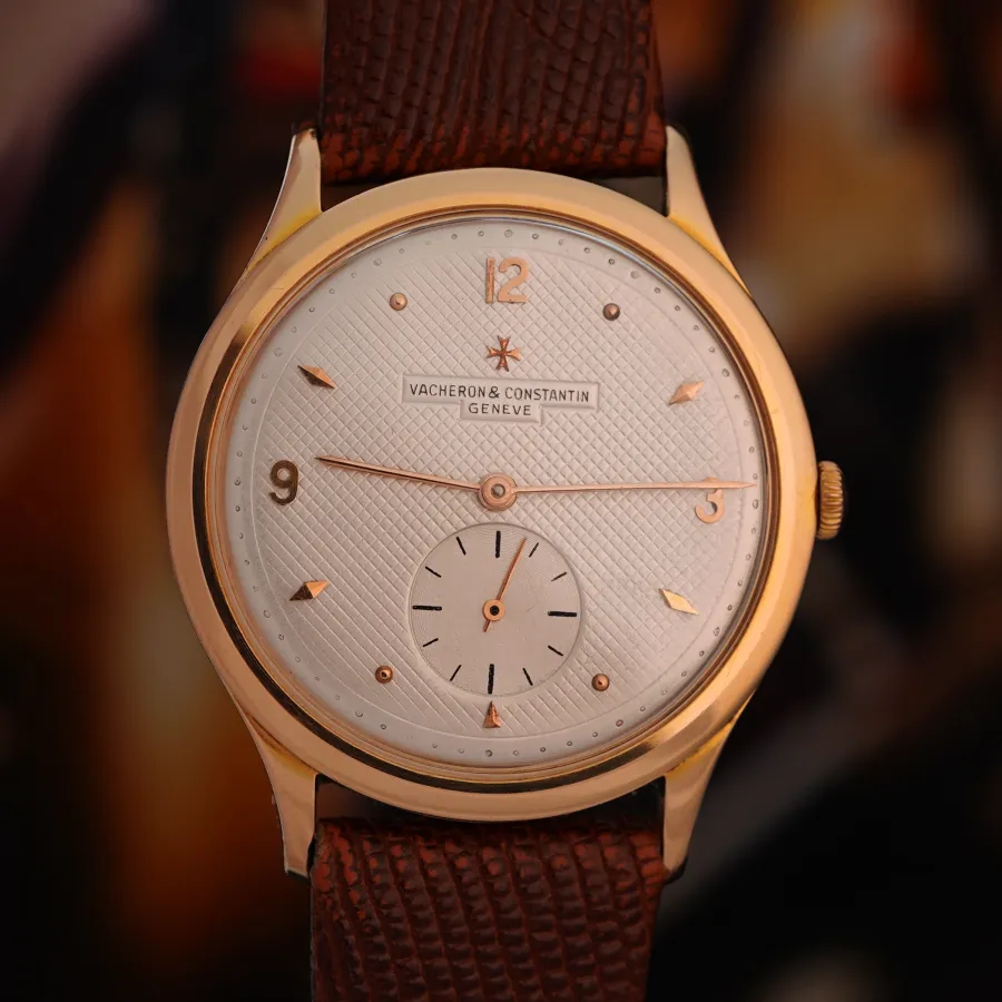 Vacheron Constantin 4624 Rose Gold - 38mm - large Vacheron Constantin wristwatch from the 1950s