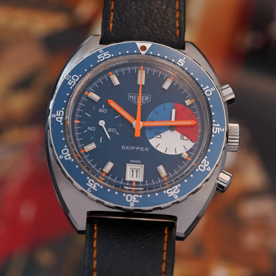 Heuer Skipper 73464 Regatta - 42 mm stainless steel case