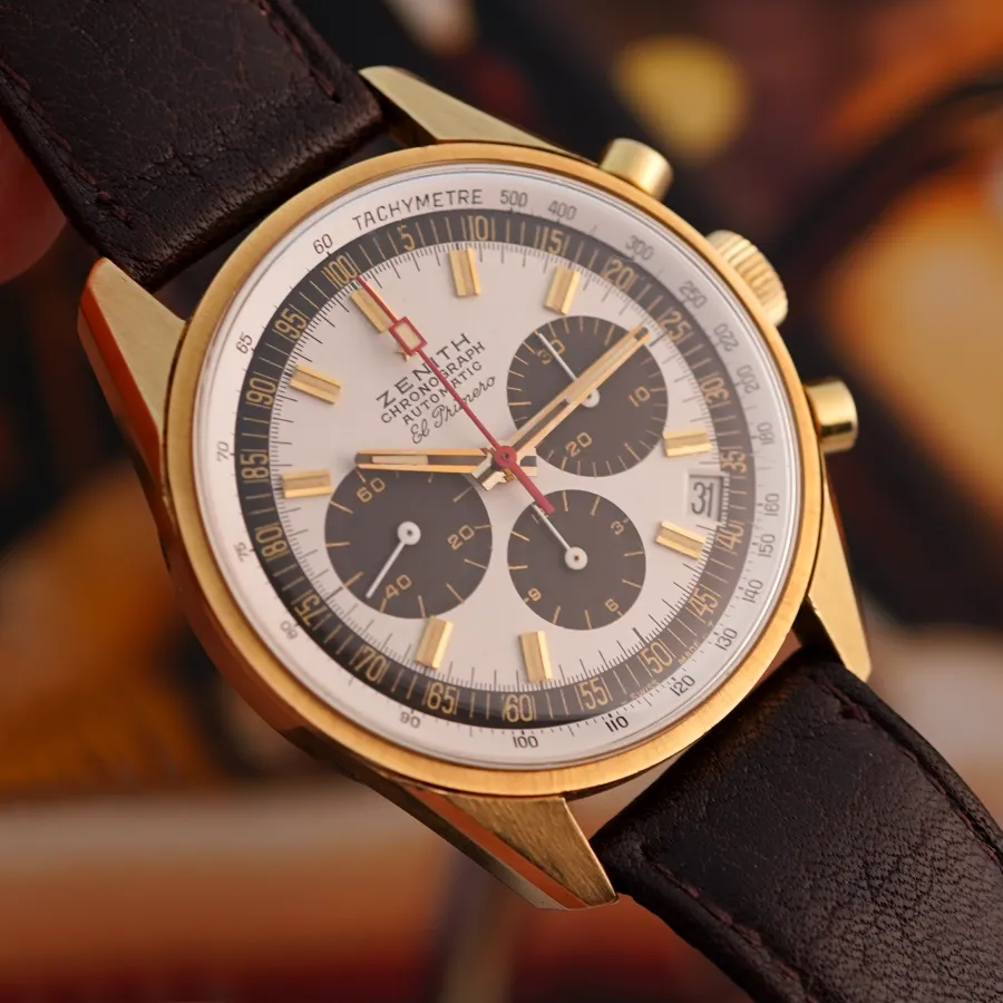 Zenith El Primero G381 Like NOS - original finish on the case