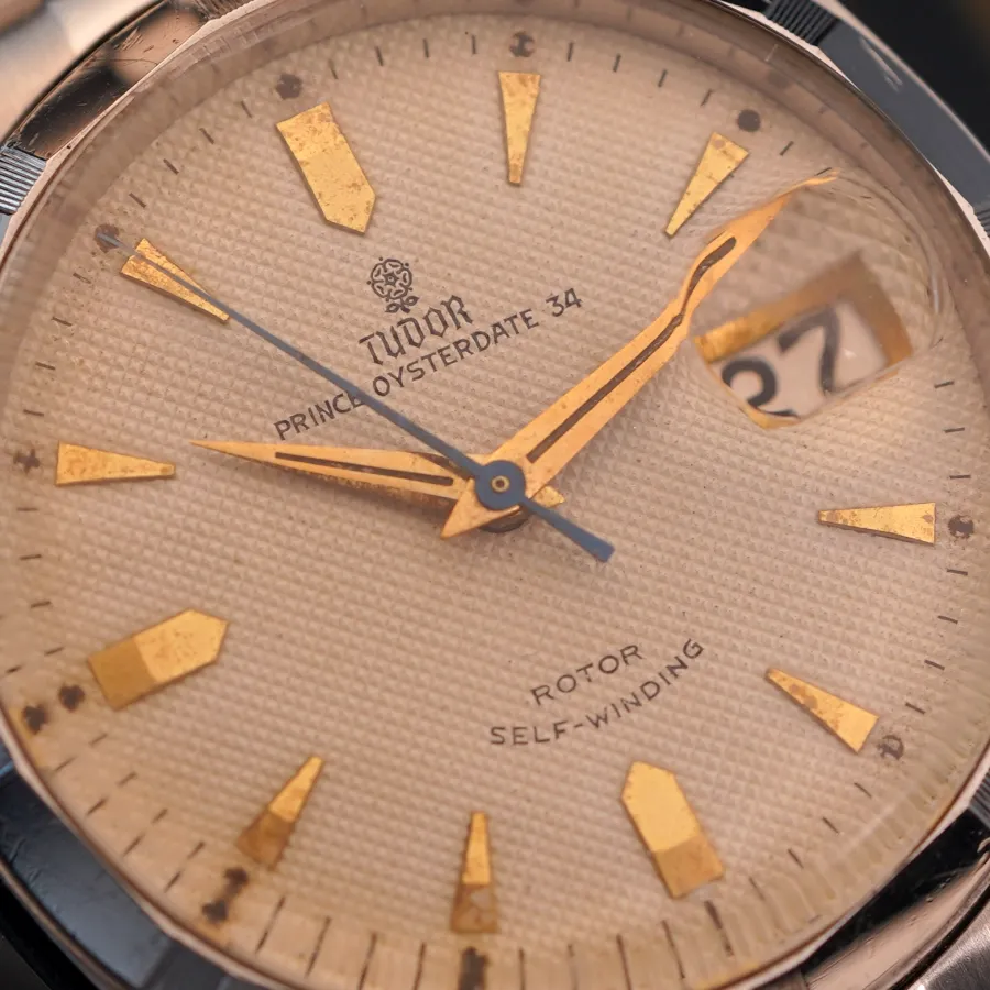 Tudor Prince Oysterdate 7914 Roulette - Honeycomb / Waffel Zifferblatt