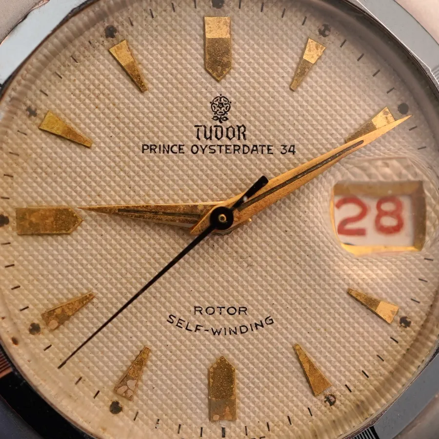 Tudor Prince Oysterdate 7914 Roulette - Roulette-Datum