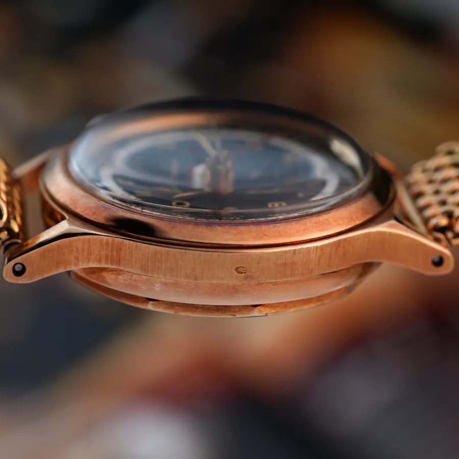 Mido Multi-Centerchrono - Doctor's Chronograph - deep gold hallmark on the case