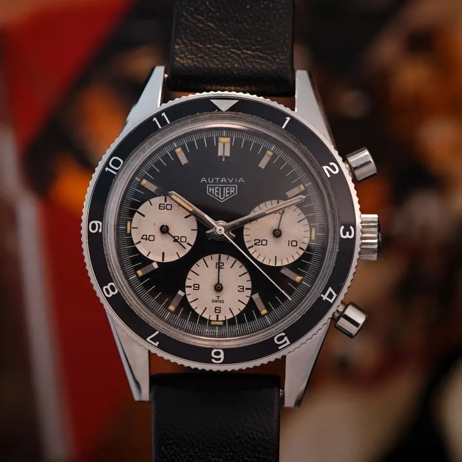 Heuer Autavia 2446H Jochen Rindt - 39 mm stainless steel case