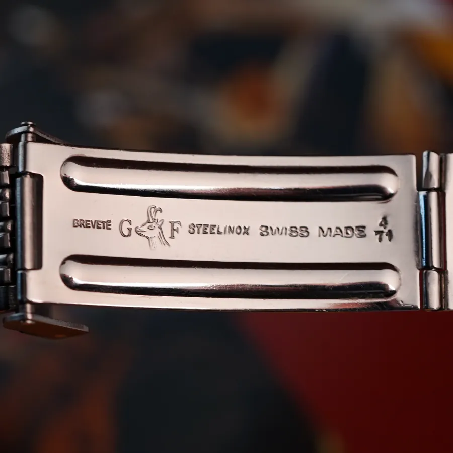 Heuer Autavia 1163 Jo Siffert - date stamp 4/71 (fourth quarter 1971)