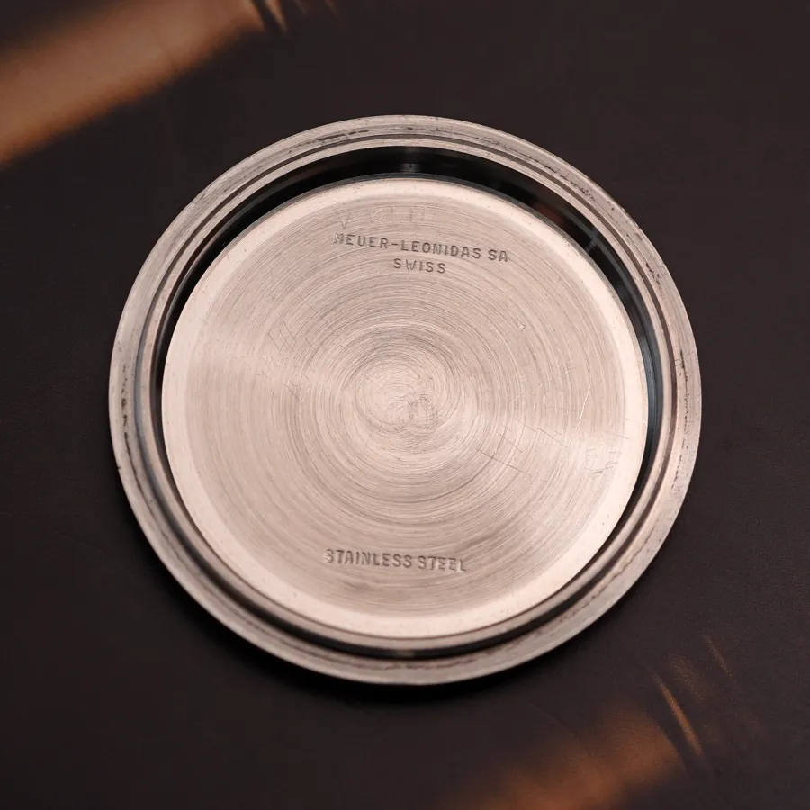 Heuer Skipper 73464 Regatta Chronograph - Heuer-Leonidas im Gehäusedeckel