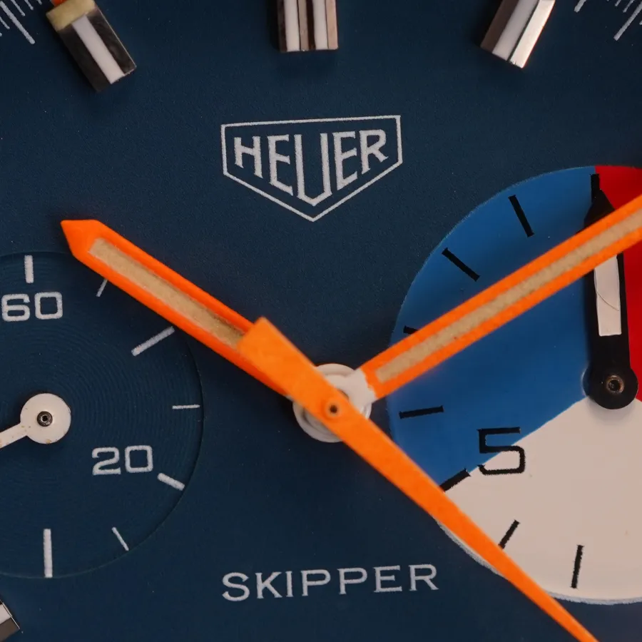 Heuer Skipper 73464 Regatta Chronograph - originale Leuchtmasse in Zeigern und Markern