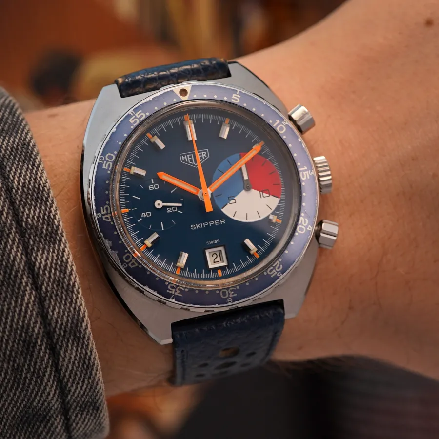Heuer Skipper 73464 Regatta Chronograph - sportlicher Sommer-Look am Handgelenk