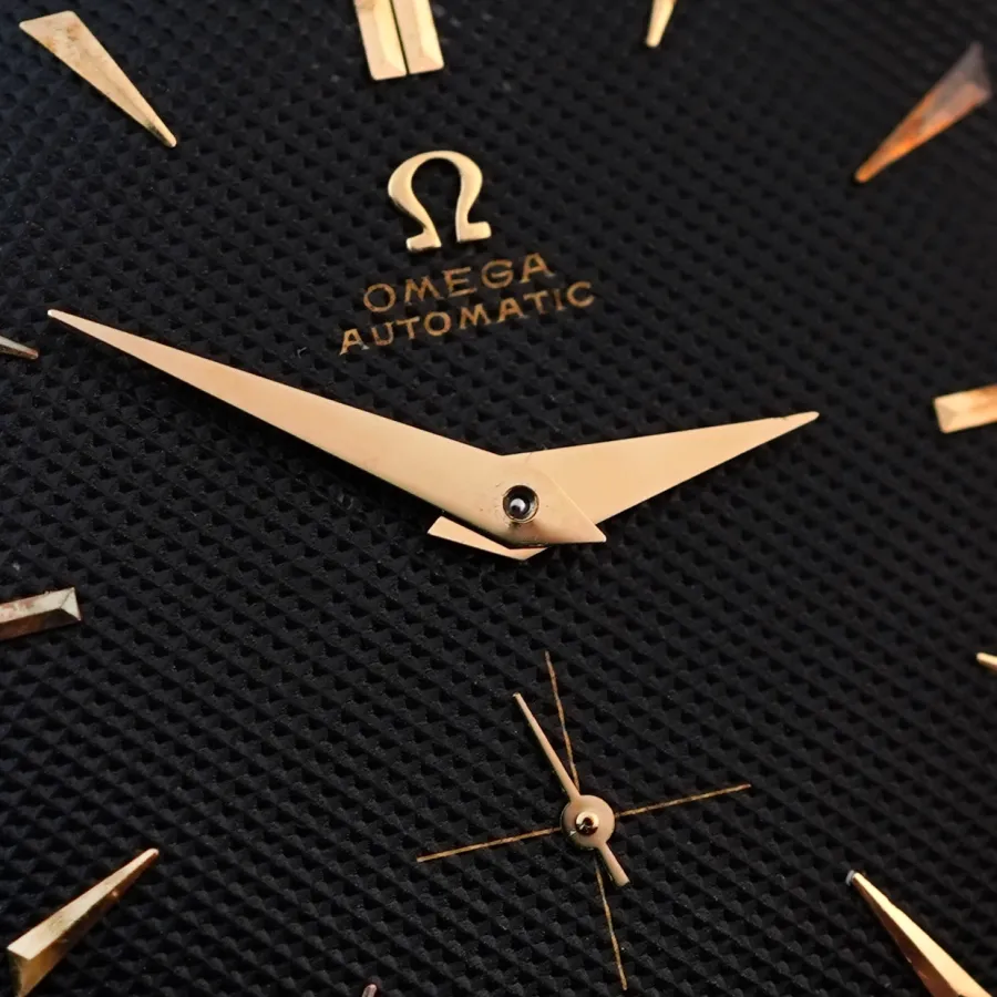 Omega Cioccolatone 3903 Black Waffle Dial - flawless condition