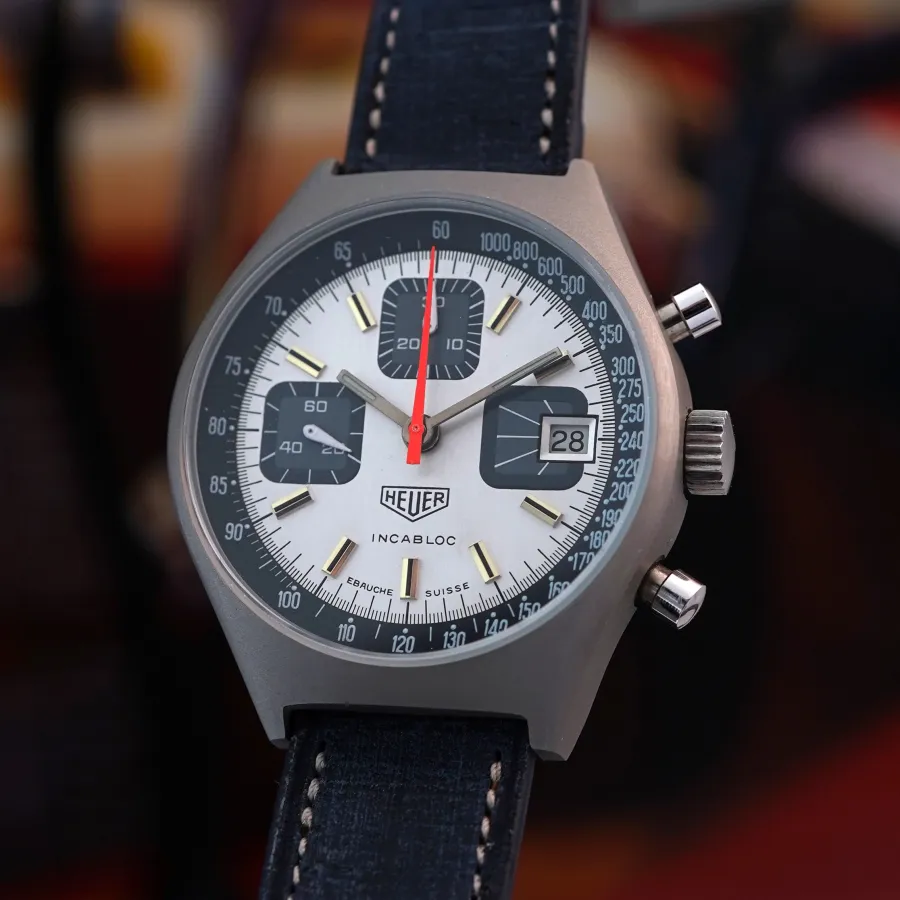 Heuer Chronograph 1589B NOS - 38 mm case