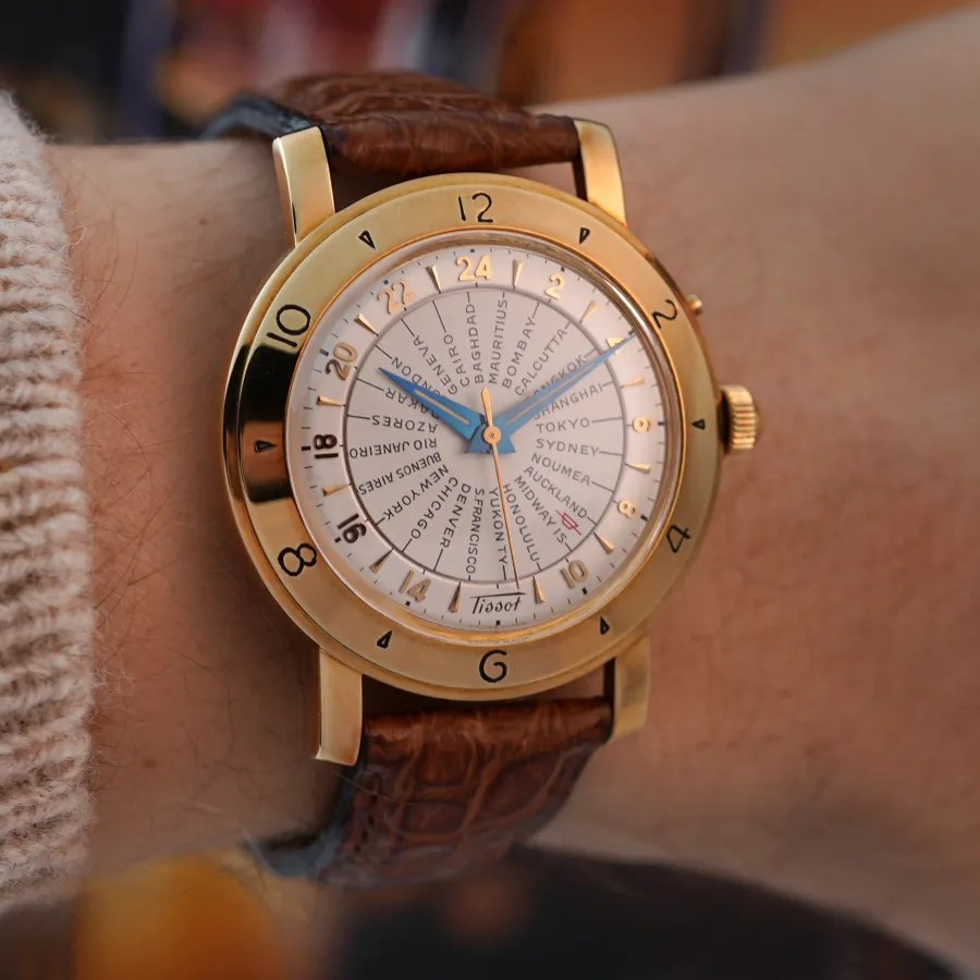 Tissot Navigator Worldtimer 4002-50 NOS - exceptional look on the wrist
