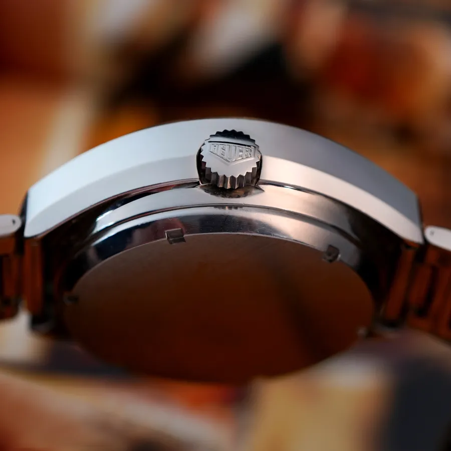 Heuer Carrera 110.573 Blue - Heuer Krone