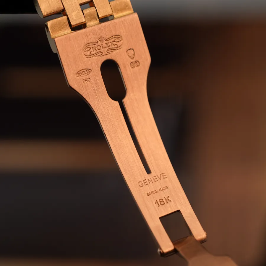 Rolex GMT Master 1675/8 Jubilee Bracelet - Faltschließe mit Goldpunzen