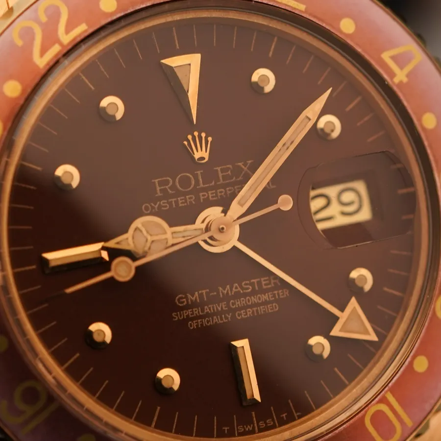 Rolex GMT Master 1675/8 Jubilee Bracelet - Tiger Eye Nipple Zifferblatt
