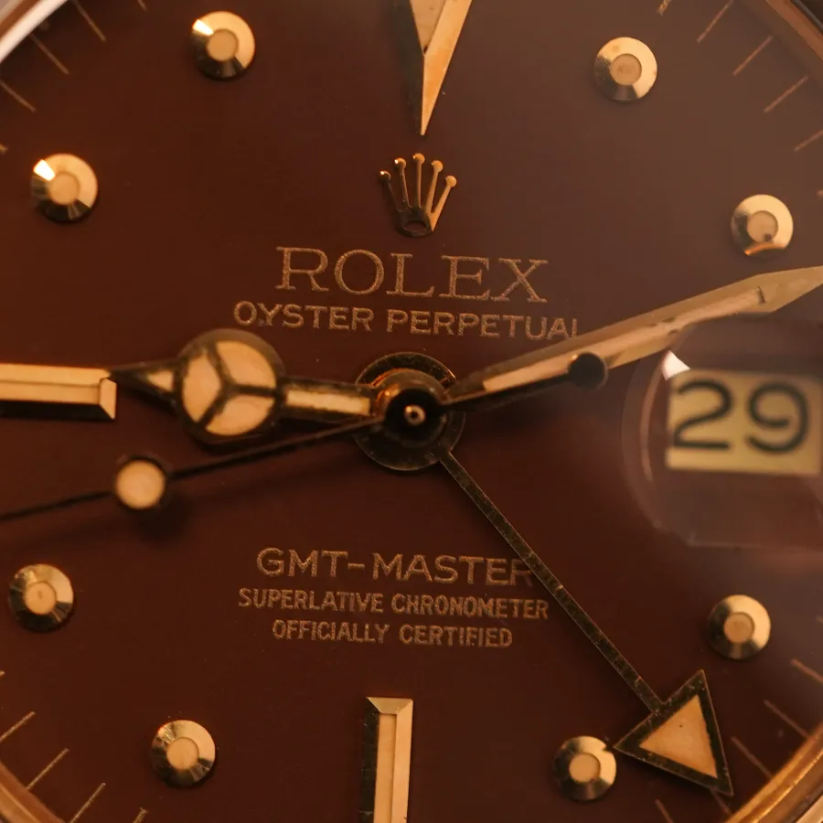 Rolex GMT Master 1675/8 Jubilee Bracelet - originale Tritium-Leuchtmasse