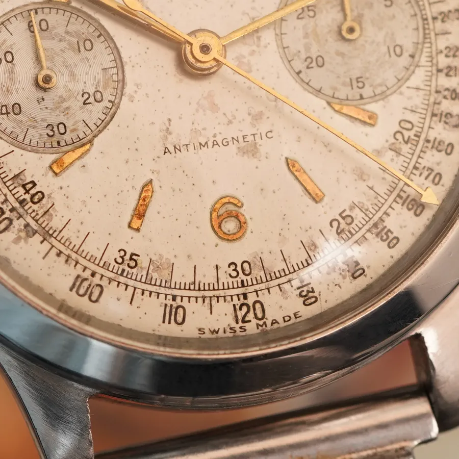 Rolex Oyster Chronograph 3525 "Prisoner of War" - goldene Indizes, Antimagnetic, Swiss Made