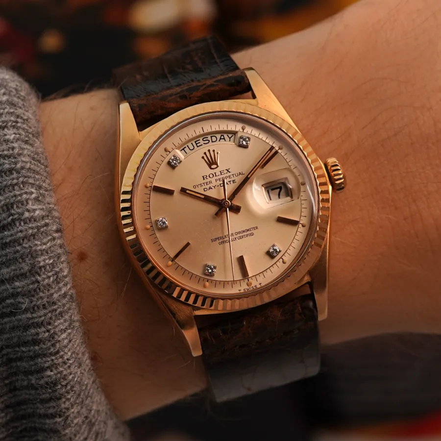 Rolex Day-Date 1803 Rotgold - besonders warme Ausstrahlung