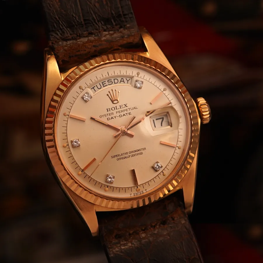 Rolex Day-Date 1803 Rotgold - Stepped-Zifferblatt in fantastischem Zustand