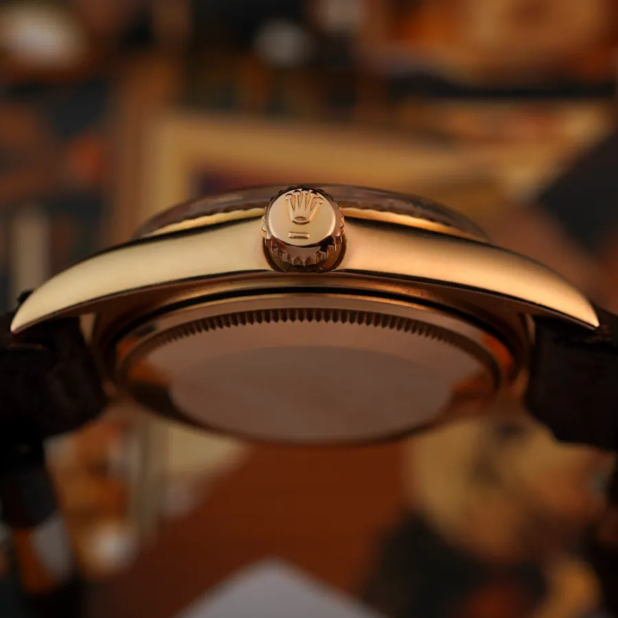 Rolex Day-Date 1803 Rotgold - originale Twinlock Krone