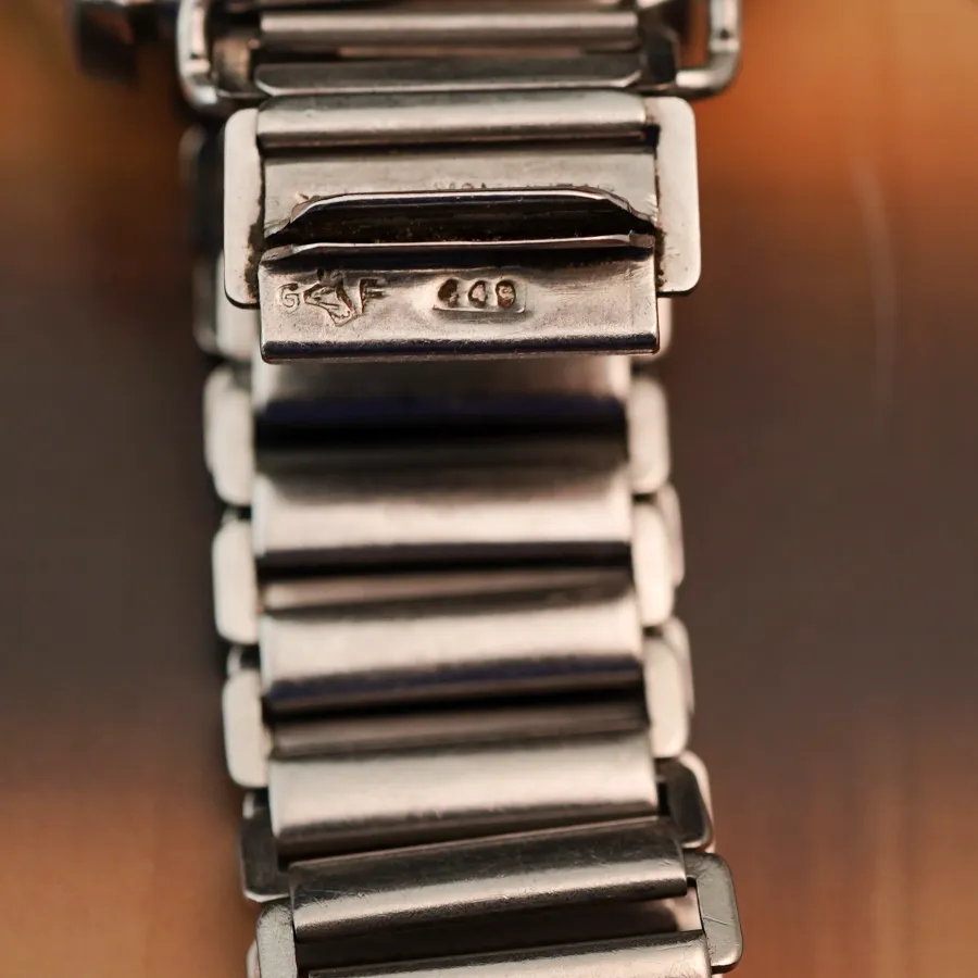 Longines Tre Tacche 22243 Salmon Dial - original Gay-Frères Bamboo bracelet