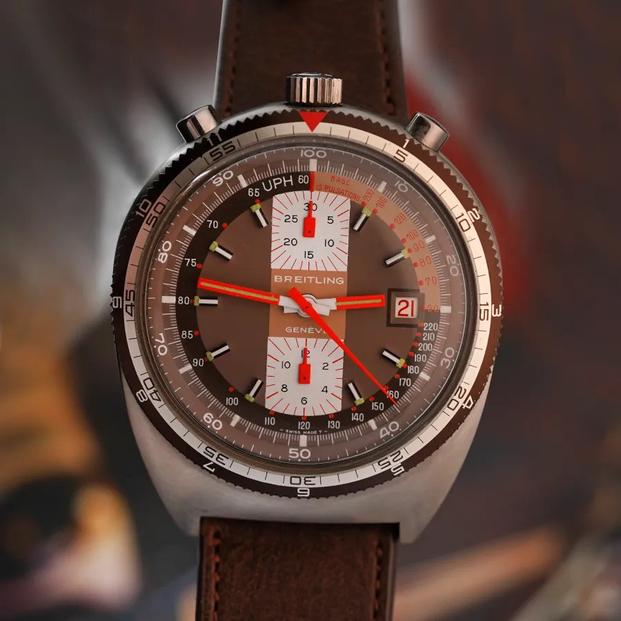 Breitling Bullhead 7101 Manual Wind - a very unusual sport chronograph from the 1970s