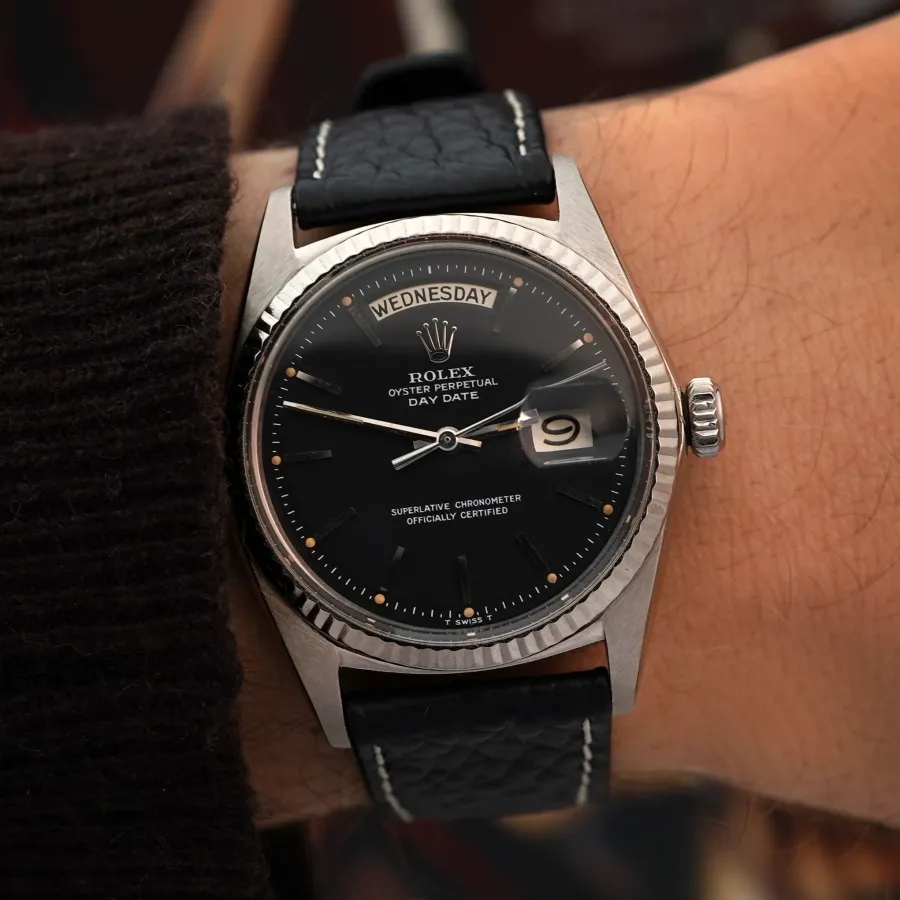 Rolex Day-Date 1803 Black Dial - Original Papers - ein rundum stimmiges und seltenes Sammlerstück