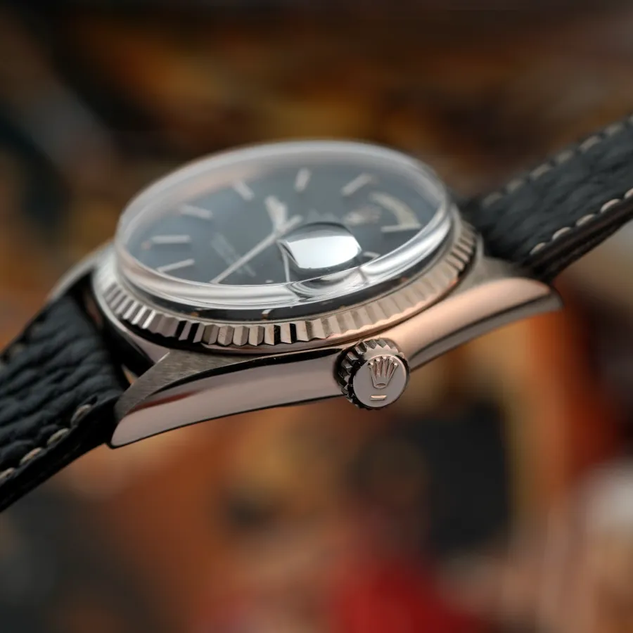 Rolex Day-Date 1803 Black Dial - Original Papers - hervorragender Gehäusezustand