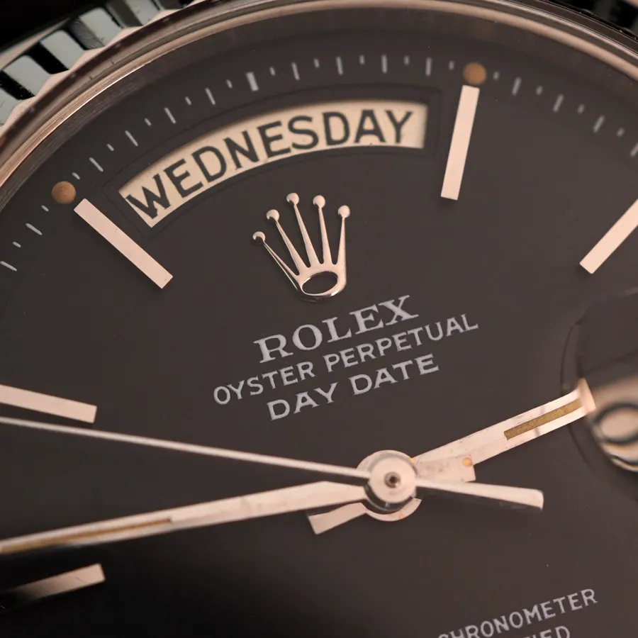 Rolex Day-Date 1803 Black Dial - Original Papers - makellos erhalten