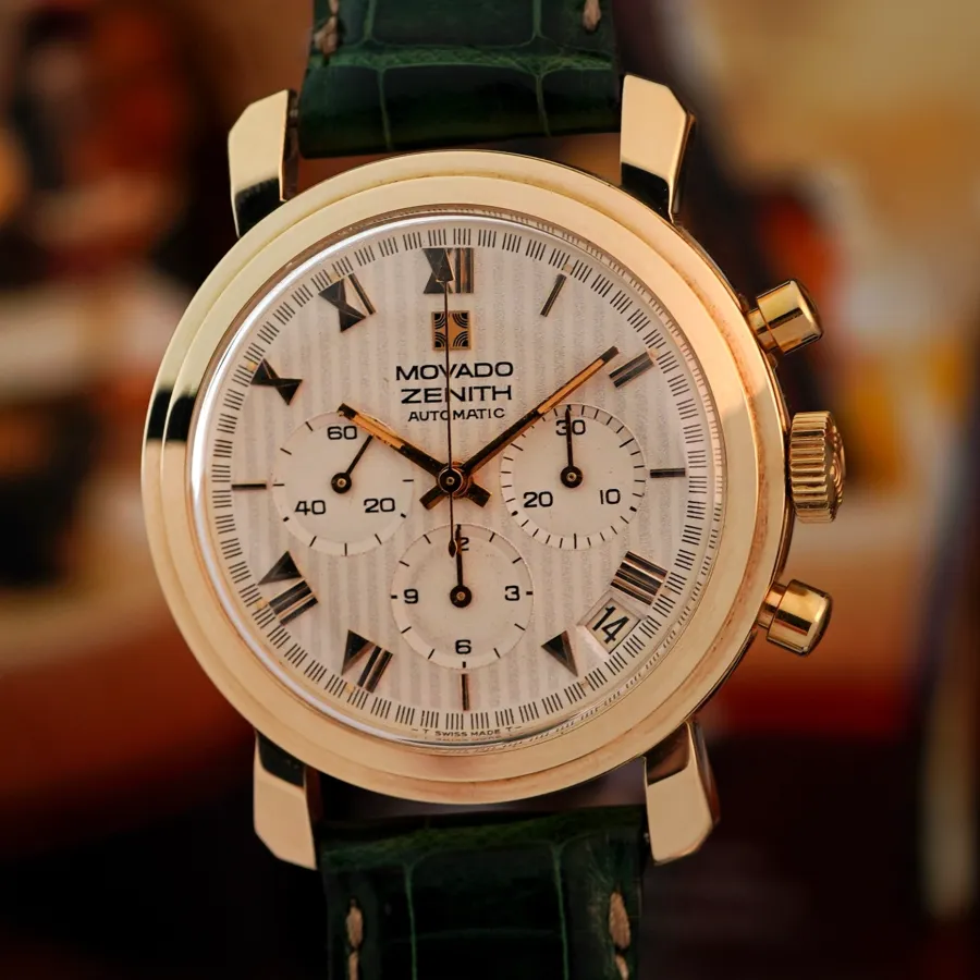 Movado-Zenith El Primero Gold - 39 mm 14k yellow gold case