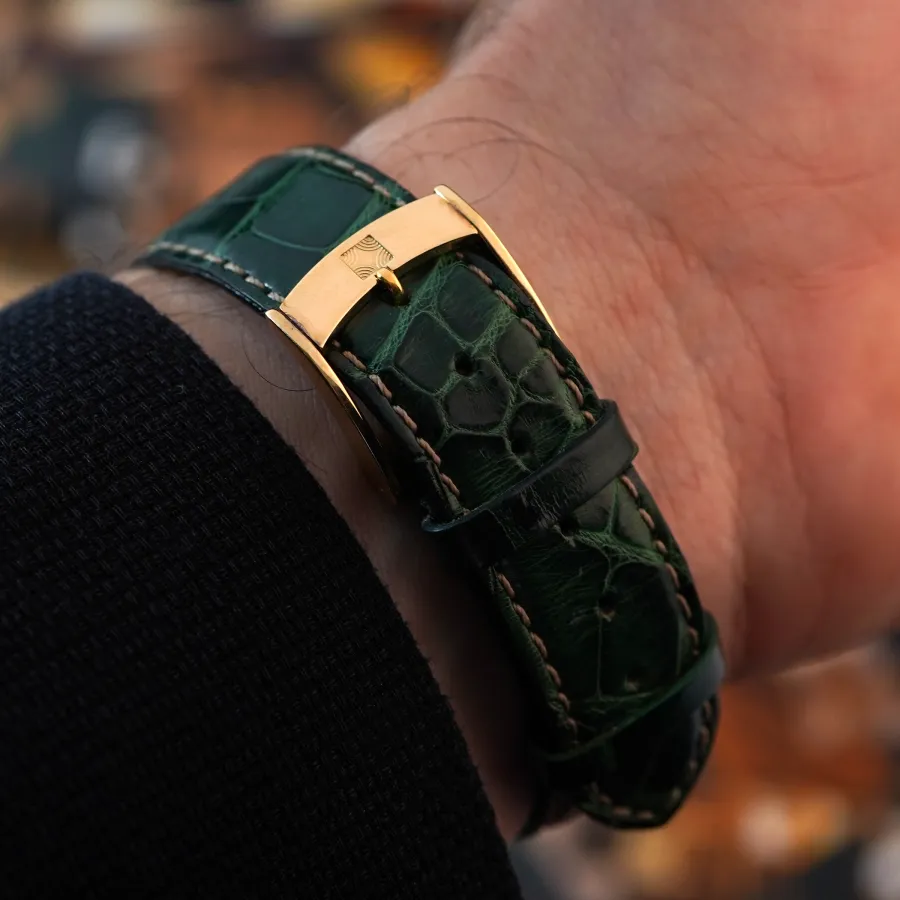 Movado-Zenith El Primero Gold - original Zenith clasp