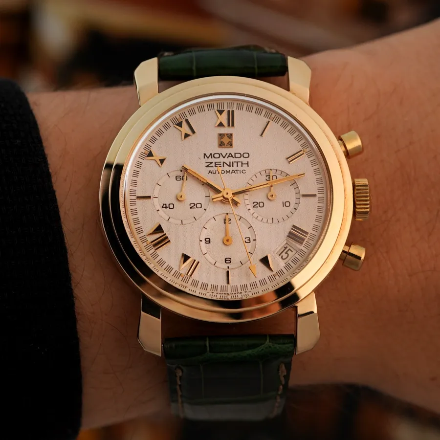 Movado-Zenith El Primero Gold - a vintage wristwatch that leaves collectors in awe