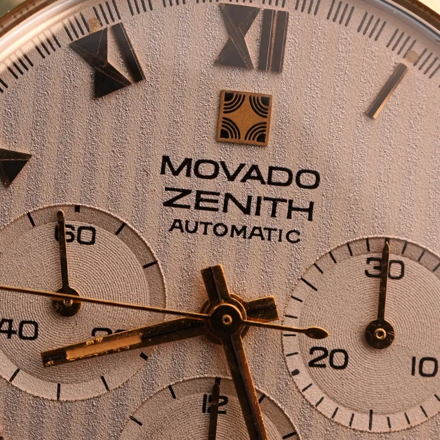 Movado-Zenith El Primero Gold - fantastic condition