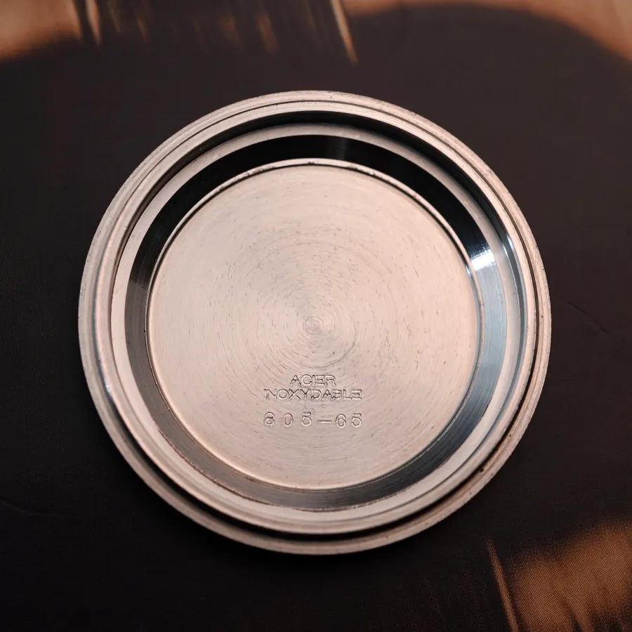 Lemania Chronograph 805 Gray Dial - Referenznummer im Boden