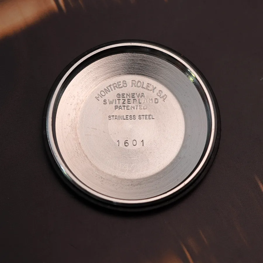 Rolex Datejust 1603 Brown Gray Dial - 1601 inside the back