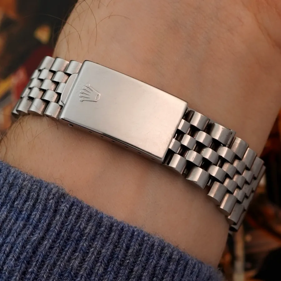 Rolex Datejust 1603 Brown Gray Dial - original Rolex jubilee bracelet