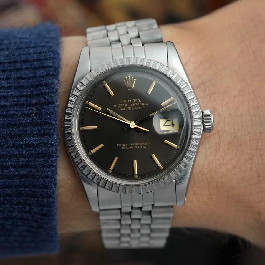 Rolex Datejust 1603 Olive Gray Dial