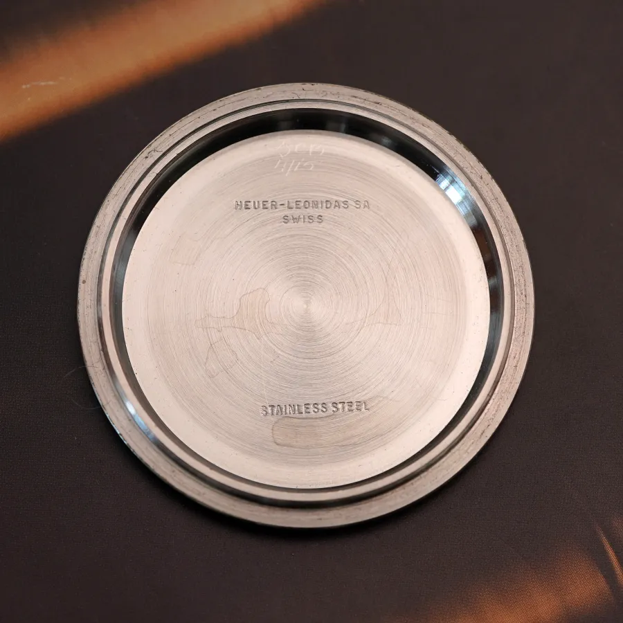 Heuer Autavia 1163 GMT Automatic MK2 - correct engravings inside the back