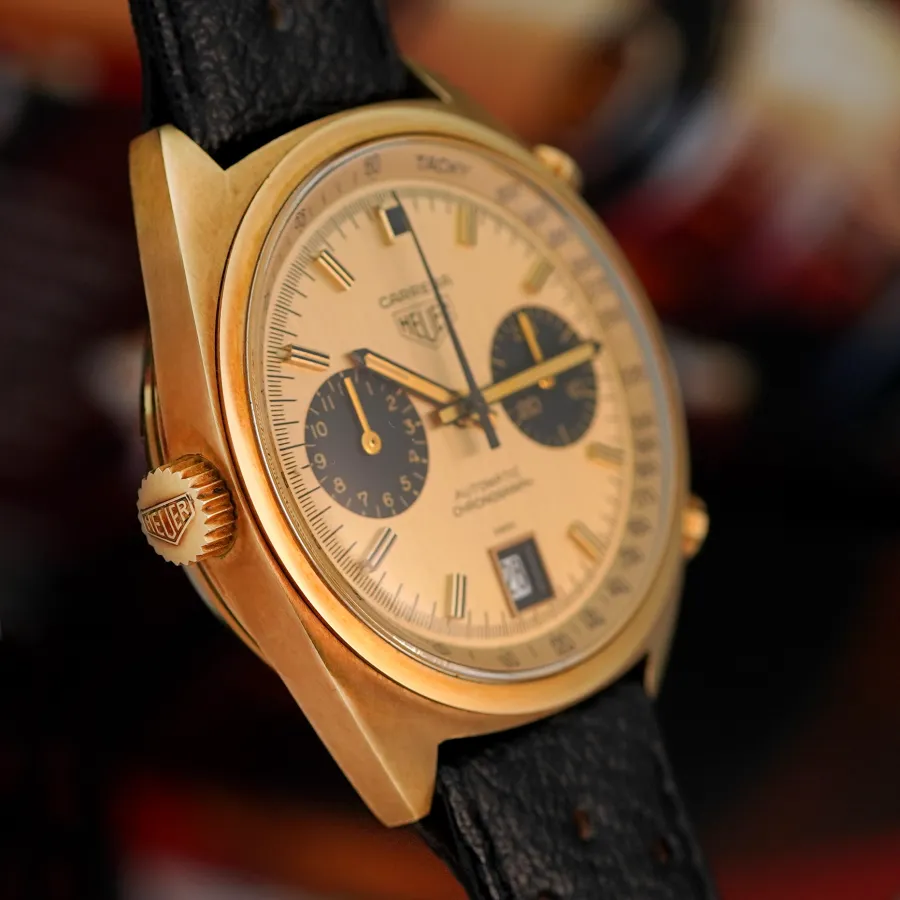 Heuer Carrera 1158 CHN - NOS - originale Heuer-Krone