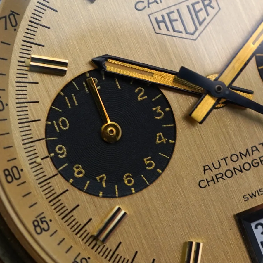 Heuer Carrera 1158 CHN - NOS - makellose Unterregister