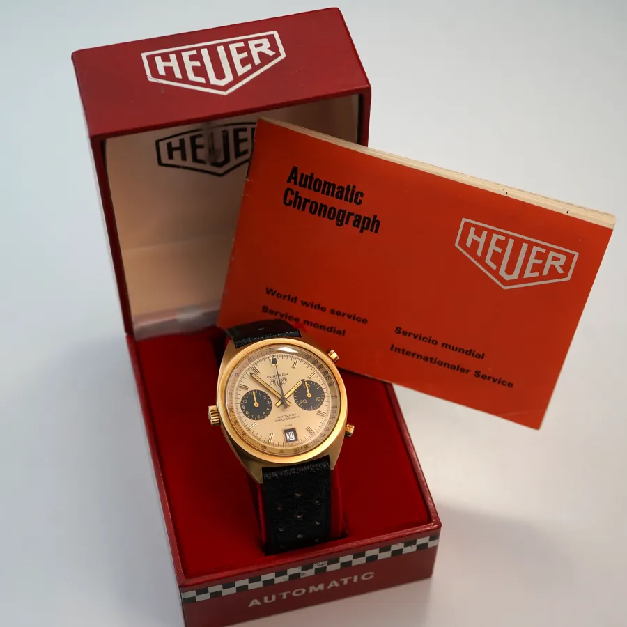 Heuer Carrera 1158 CHN - NOS - originale Box und Papiere