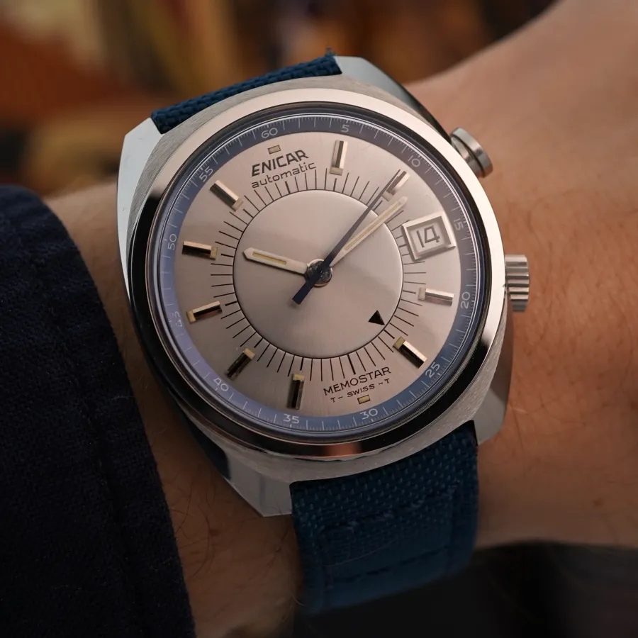 Enicar Memostar 298-01-01 Alarm - technically fascinating, aesthetically refined and of exceptional collector quality in this condition