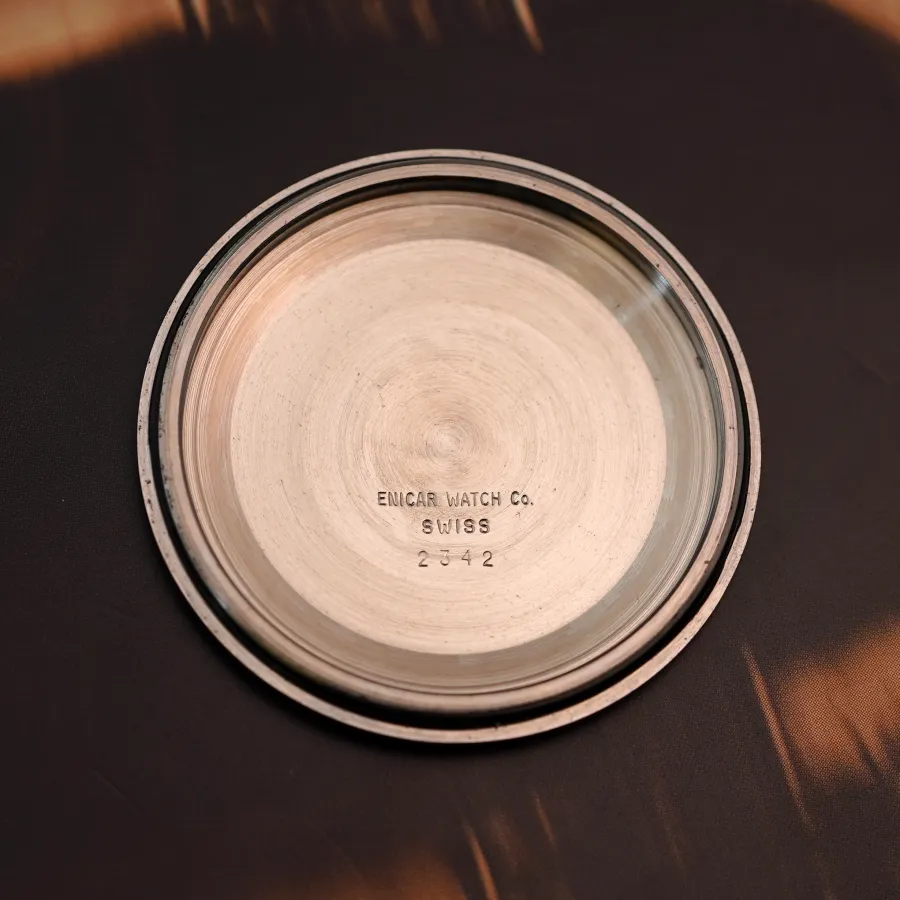 Enicar Memostar 298-01-01 Alarm - correct engravings inside the back