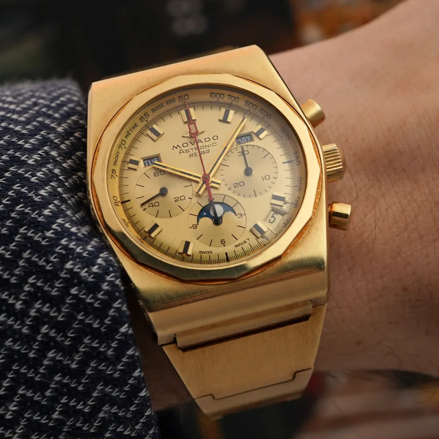 Movado Astronic HS360 30.0010.436 - 18k Gold - extremely rare – less than 100 pieces produced